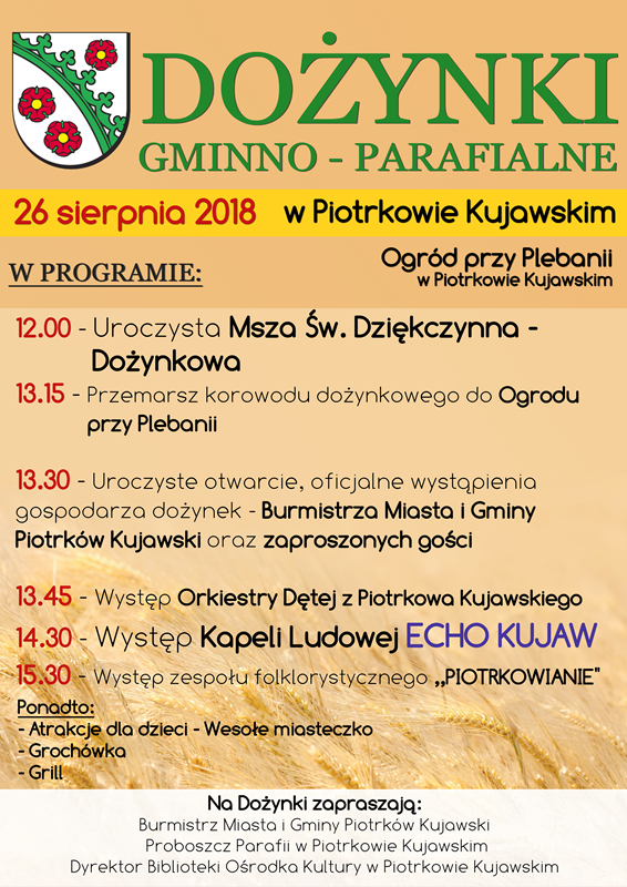 DOŻYNKI GMINNO-PARAFIALNE